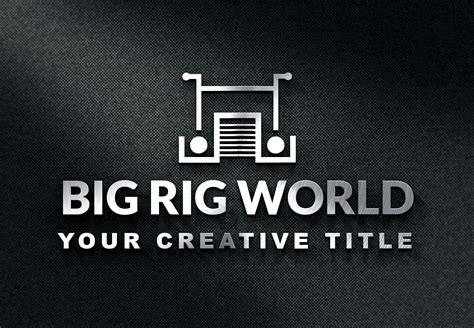 Professional, Masculine, Truck Part Logo Design for Big Rig World by ...