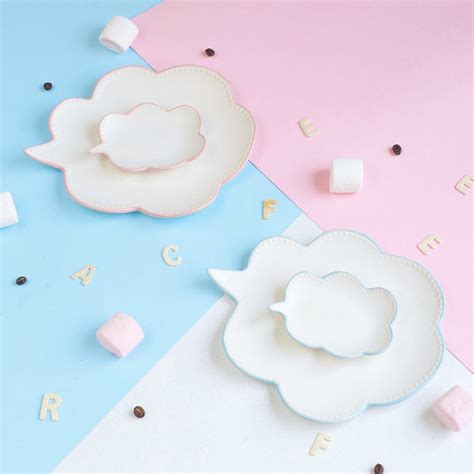 Thought Bubble Plates Online - Premium Small Plate | Nestasia