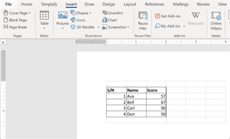 How to Add Excel Sheet in Word 的图像结果