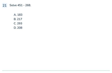 Image result for 3rd Grade Math Test Multiple Choice