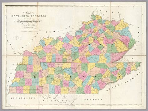 Kentucky Tennessee Map