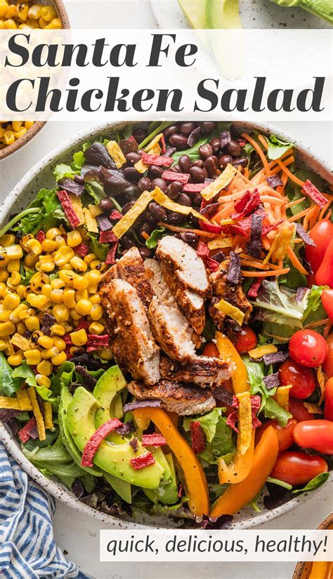 Santa Fe Chicken Salad - Nourish and Fete