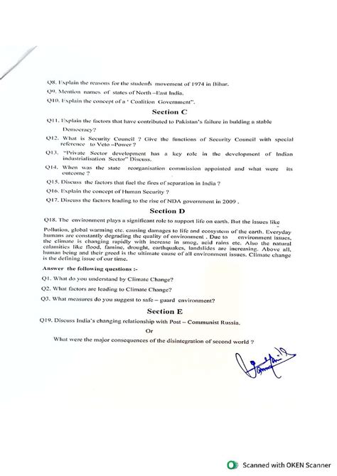 Image result for Sample Paper of Political Science Class 12