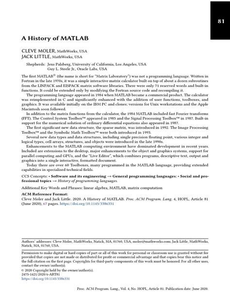 Image result for MATLAB Language Generation History Programming