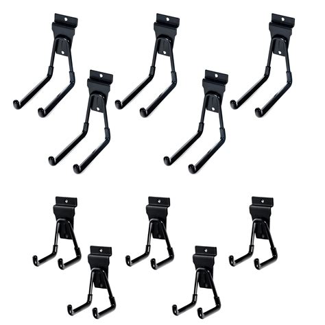 Slat Board Hooks, Slat Board Accessories, 10-Pack Double Wall Hooks ...