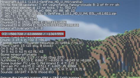 How to Turn On Coordinates On Minecraft Java 的图像结果