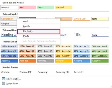 Apply Calculation Style Excel 的图像结果