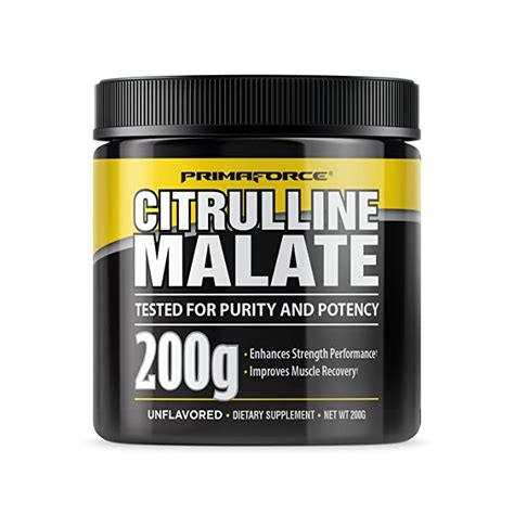 Primaforce Citrulline Malate - 200 Gm (Unflavored) - Body Building ...