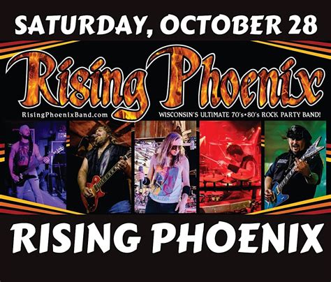 Rising Phoenix Halloween Bash, Rookies Sport Pub, Stevens Point, 28 ...