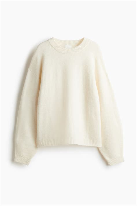 Knit Sweater - Cream - Ladies | H&M US