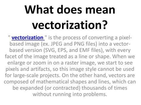 Image result for Vectorization