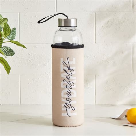 Buy Favola Cadillac Glass Water Bottle with Pouch - 600ml from Home ...