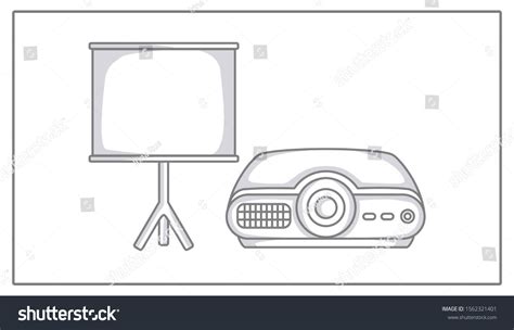 Image result for Projector Drawing