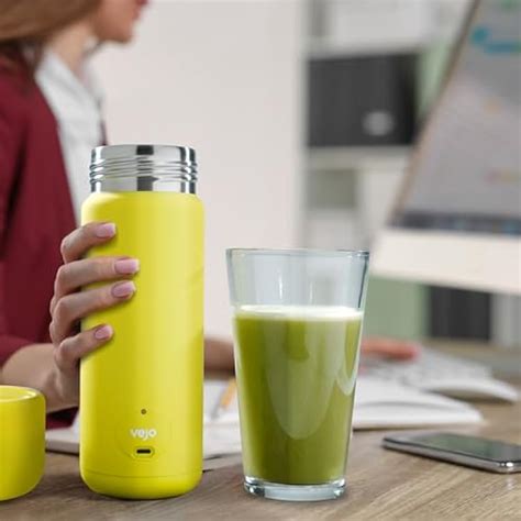 VEJO 12oz Electric Protein Shaker Bottle USB India | Ubuy