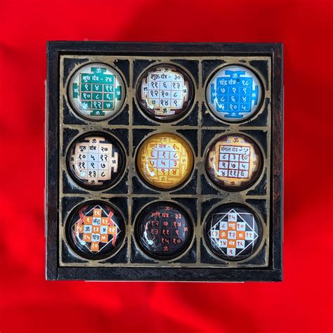 Shri Navagraha Shakti Yantra for Peace, Prosperity & Planetary Balance ...