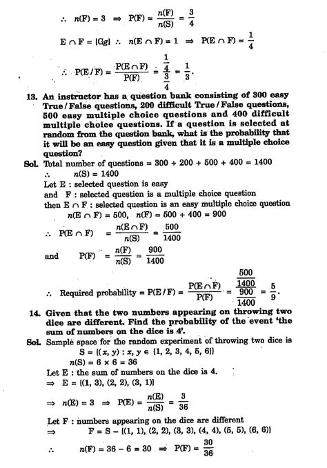 Image result for Probability Class 12 Karnataka Boards