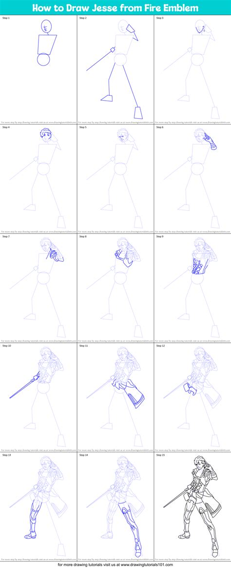 How to Draw Jesse from Fire Emblem (Fire Emblem) Step by Step ...