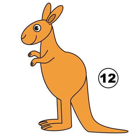 How to Draw a Kangaroo in 12 Easy Steps - VerbNow