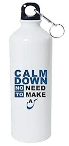 Crazy Sutra Classic Printed Quote Water Bottle/Sipper White - 600Ml ...