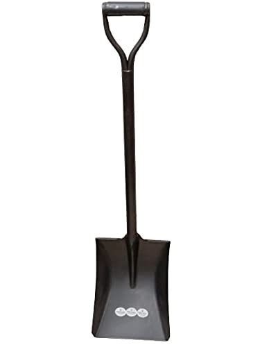 Truvic Iron Gardening Spade/Belcha, Black & Grey Shovel for Digging ...