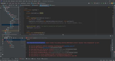 Image result for Java Null Pointer Exception in Selenium