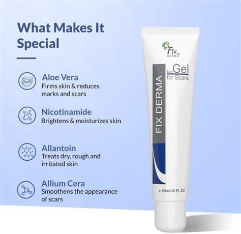 Fixderma Scar gel, Reduces Acne Scars, Surgery Scars, Injury Scars ...