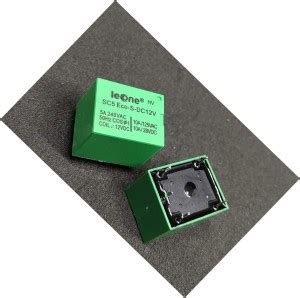 INVENTO 4pcs 12V DC Relay 5 Pin 12V 5A Current Sugar Cube PCB Mount ...