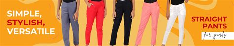 Amazon.in: Happy Bunny: Girls Straight Pant