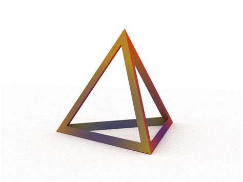 Tetrahedron 3D Model 的图像结果