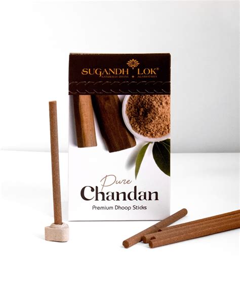 Pure Chandan Dhoop Sticks - Bamboo less – Sugandh Lok