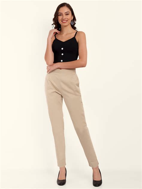 Naariy Stretchable Cotton Pants for Women | Everyday Wear
