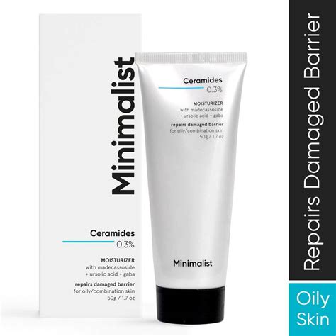 Minimalist 0.3% Ceramide Barrier Repair Moisturizing Cream for Oily ...