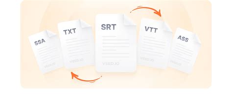 SRT Converter - Convert SRT Files to TXT, VTT and more - VEED.IO