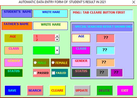 Image result for Create GUI in Excel
