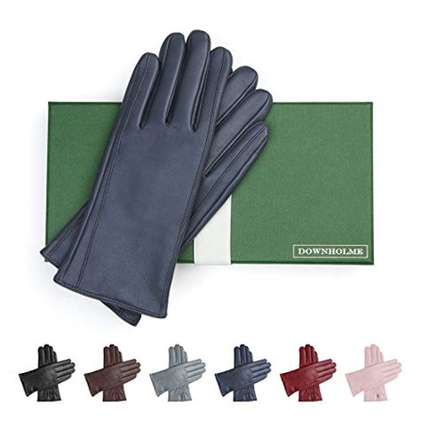 Classic Leather Cashmere Lined Gloves For Women | Desertcart INDIA