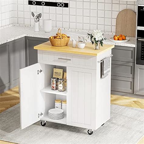 JYQAQAPET JY QAQA 26 Kitchen Island on Wheels with Storage India | Ubuy