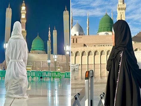 Hina Khan has reached Mecca for Umrah for the second time see photos ...