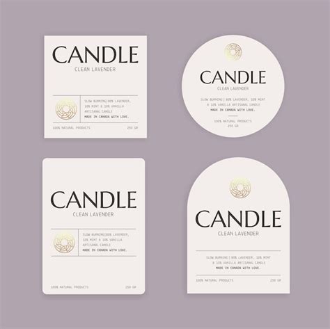 Image result for Candle Labels Free