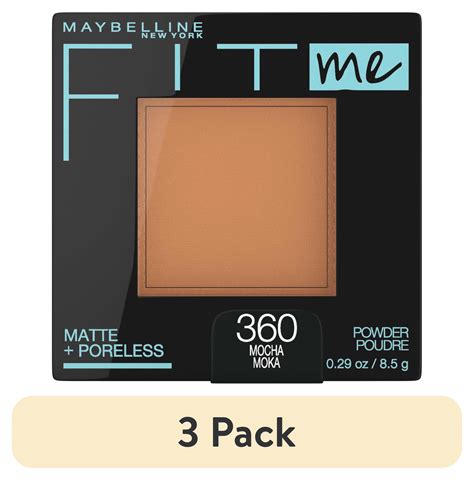 (3 pack) Maybelline Fit Me Matte Poreless Pressed Face Powder Makeup ...