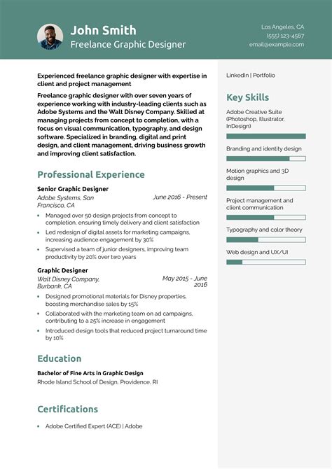 20 Graphic Design Resume Examples and Templates for 2026 - Resume.org