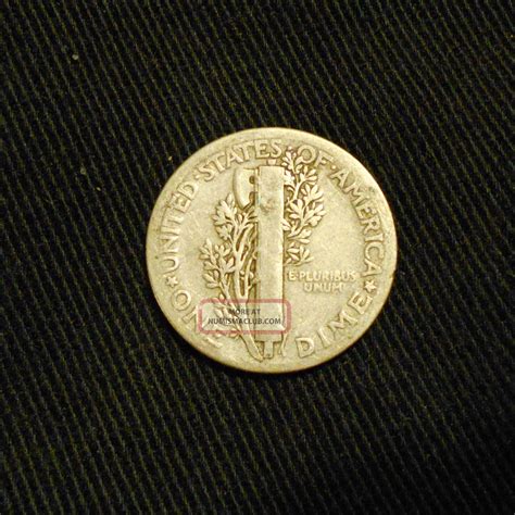 1925 U. S. Mercury (winged Liberty) Dime, 90% Silver