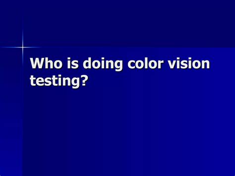 Color Vision Testing Flow Chart 的图像结果