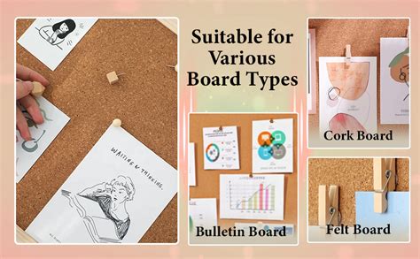 Climberty® 114Pcs Wood Push Pins with Storage Box, 3 Colors 7 Thumbtack ...