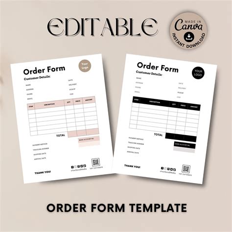 Image result for Business Order Form