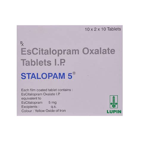 Stalopam 5 Tablet | Uses, Side Effects, Price | Apollo Pharmacy