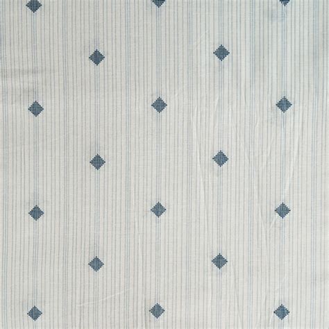 Pure Cotton Handloom Cream With Blue Stripes And Tiny Diamond Motifs W ...