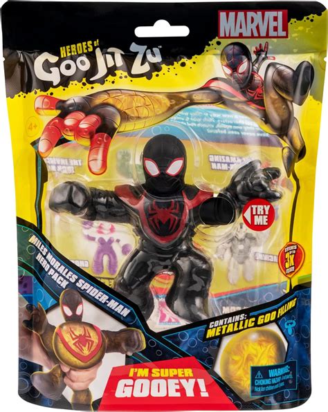 Buy Heroes of Goo Jit Zu Marvel Miles Morales Spider-Man Hero Pack ...