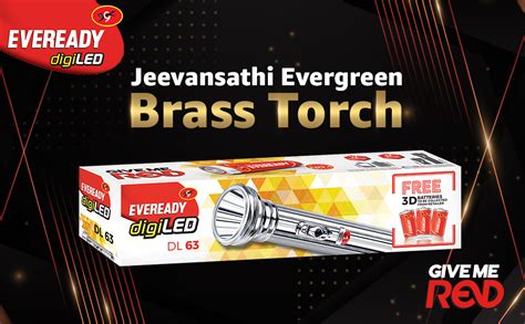 Eveready DL63 Non- Rechageable Torch (Silver) : Amazon.in