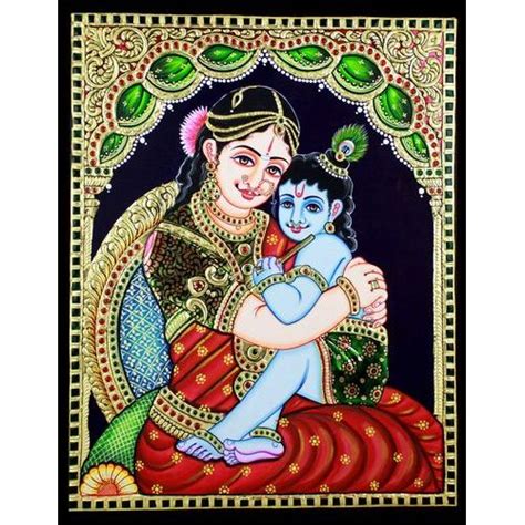 TANJORE PAINTING YASODHA KRISHNA