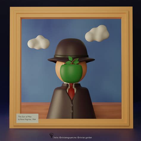 ArtStation - The Son of Man by René Magritte (1964)